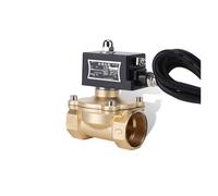 1-1/4" Normally Closed Brass Explosion Proof Solenoid Valve for Natural Gas NPT Thread(230VAC)