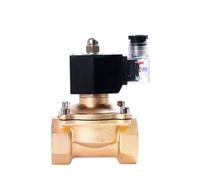 1-1/4" Normally Closed Brass Solenoid Valve 2T Series Liquefied Petroleum Gas Natural Gas DN32Switch Water Valves 220V 24V 12V(NPT-24VDC)