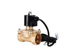 1-1/4" Normally Closed/Open Brass Fountain DN32 Solenoid Valve 110V 24V 12V 24v Solenoid Valve for Underwater(EPDM-Seal_240VAC_Normally Open)