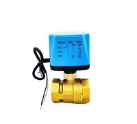 1-1/4" Normally Closed/Open Two Wire Motorized Ball Valve Electric AC220V DC12V DC24V(24VDC-Normally Open)