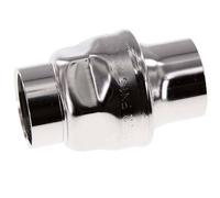 1 1/4'' NPT Stainless Steel 316 Check Valve FKM 0.03-16bar (0.44-232psi) - NSF ANSI 61