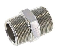 1 1/4'' NPT Zinc plated Steel Double Nipple 80 Bar - Hydraulic