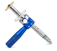 1-1/4" PVC Inside Pipe Cutter Internal Cutting Tool Stainless Steel Diamond Grinding Wheel, Adjustable Depth Inside Pipe Cutter with Diamond Grit Cutting Wheel, PVC Pipe Cutting Tool for Drill，Blue