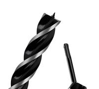 1-1/4" x 12" Auger Drill Bit with SDS Plus Shank for Wood,Tri Flute Ship Auger Long Drill Bit for Soft and Hard Wood,Tree Stump,Plastic,Drywall and Composite Materials
