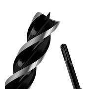 1-1/4" x 9" Auger Drill Bit with SDS Plus Shank for Wood,Tri Flute Ship Auger Long Drill Bit for Soft and Hard Wood,Tree Stump,Plastic,Drywall and Composite Materials