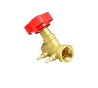 1-1/4inch Brass Double Regulating Balance Flow Meter Valve Manual Digital Control Circuit Balancing Valves