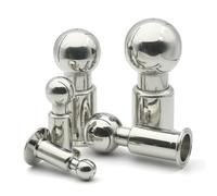 1 "1.5" 2 "2.5" Three Clip 304 316L Stainless Steel Rotary Spray Cleaning Ball, Suitable For CIP Can Self-made Beer(57mm x Ferrule 77.5,SS316L)