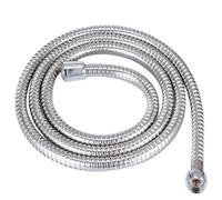 1/1.5/2/3.0m PVC Handheld Shower Hose Bathroom GI/2 Universal Interface High Pressure Explosion-Proof Faucet Hose Extension Pipe Bathroom(Stainless Steel-2m)