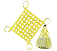 1/1.5/2/3/4 M Square Cargo Lifting Net, Hanging Netting for Towing Hoisting, Flat Polyester Tear Resistance Safety Sling Net Straps for Pickup Truck Bed(2m-4409lbs-15cm)