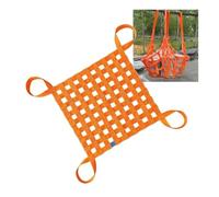 1/1.5/2/3/4 M Square Flat Nylon Sling Hoisting Net, Cargo Lifting Nets with 15/20 cm Mesh for Construction Rigging Moving Towing(1x1m-500kg/1102lbs-10cm)