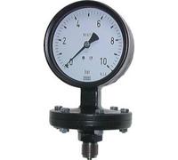 -1..1.5 Bar Diaphragm Pressure Gauge Below Iron 100 mm Class 1.6