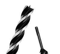 1-1/5" x 24" Auger Drill Bit with SDS Plus Shank for Wood,Tri Flute Ship Auger Long Drill Bit for Soft and Hard Wood,Tree Stump,Plastic,Drywall and Composite Materials