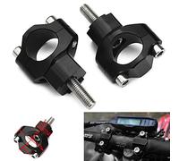 1 1/8" 28mm Motorcycle Handlebar Risers,1 Pair Bar Risers Clamp Handlebar Riser CNC Aluminum for 125-530 SX SXF EXC EXCF XCW XCFW 00-16-Black