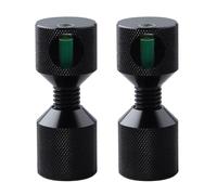 1-1/8" Adjustable 2 Hole Flange Leveling Pin Builtin Bubble Levels for Enhanced Accuracy in Various Applications Flange Two Hole Pin