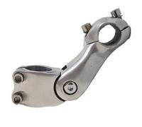 1 1/8" Adjustable Bike A-Head Handlebar Stem 25.4mm Alloy 100mm Silver