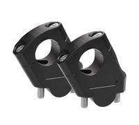 1 1/8" Handlebar Bar Risers Motorcycle Bar Clamps 28mm Bar Riser For Motorbike Pit Dirt Bikes Black Riser Height 38mm (1.5 "), 18mm (0.71") Backward or Forward, CNC Billet Aluminum