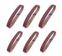 1-1/8-Inch x 21-Inch Sanding Belt,Aluminum Oxide Abrasive Sandpaper for Makita Sander 9030 & 9031, 3 Each of 40 80 120 150 240 400 Grits,18-Pack