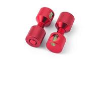 1-1/8" Two Hole Pins Built-in Level 6061 Aluminum Lightweight Construction 2 Hole Flange Alignment Pin with Anodized Oxide Finish 2Pcs (Red)