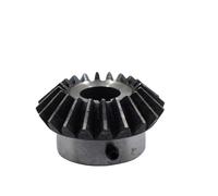 1:1 Bevel Gear 1M 15 20 25 30 Teeth 1 Module 15T 20T 25T 30T 90 Degrees Steel Gears Bore 5 6 7 8 10 12 14-16mm 1Pcs(15mm (keyway 5mm),15 Teeth)