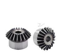 1:1 Bevel Gear 2.5M 15 16 17 18 19 20 21 22 23 24 25 26 27 28 29 30 Teeth 2.5 Module 45# Steel 90 Degrees Gear 1Pcs(17T (Bore 8mm))