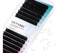 1:1 Classic Individual Eyelash Extensions Russian Lashes 10mm 0.07 D Curl Black Classic Single Lashes Silk Lashes Knot Free Falses Eyelashes by GEMERRY (0.07-D curl 10mm)