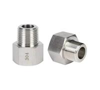 1" 1-NPT Female to Male M20 1/2“ 3/4" Hex Reducer Bushing 304 Stainless Adapter Fitting(3l4 BSPP)