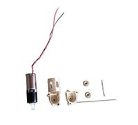 1: 1 Precision Gearbox 6MM Reduction electronic starter 1/87 1/72 Static Modification Dynamic Wave Box DIY Model Ship Vehicle Track MQXFCZUX(Speed 1200rpm)