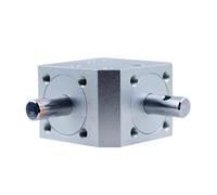 1:1 Right Angle Tapered Bevel Gearbox, Mini 1 Module 20 Teeth 90° Angle Drive Steering Gear Device, DIY Module with 8mm Shaft