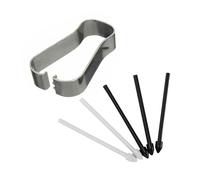 (1) 1 Set Pen Tips Portable Replacement With Metal Clip Stylus S Pen Nibs Refill Tool Compatible Samsung Tab 6/7 Note 10/20