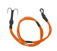 1/10 1/8 RC Winch Rope Alloy Hooks, Escape Rope, Rescue Trailer Hook,Elastic Crawler Winch Strap for Roof Luggage,580mm RC Crawler Accessories (Orange)