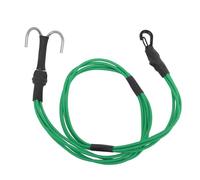 1/10 1/8 RC Winch Rope Alloy Hooks, Escape Rope, Rescue Trailer Hook,Elastic Crawler Winch Strap for Roof Luggage,580mm RC Crawler Accessories (Green)
