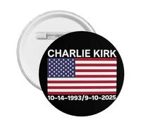 1/10/120PACK I Am Charlie Kirk Pins,Thank You CharlieKirk Button Pin Rest In Peace Charliekirk Round Brooch Badges Accessories For Backpack,Clothes,Hat,Charlie Kirk Merch Collectibles