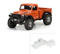 1/10 1946 Dodge Power Wagon Clear Body 12.3 Inch (313 mm) WB Crawlers