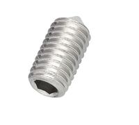 1/10/20/50pcs M2 M2.5 M3 M4 M5 M6 M8 M10 M12 M16 Hex Hexagon Socket Cone Point Grub Set Screw Bolts 304 Stainless Steel(M12 (1pc),50mm)