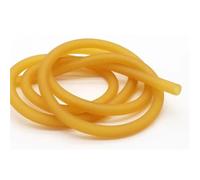 1/10/30M Latex Rubber Hoses 1.6-9mm Beige Elastic Tube Bands Yellow for Gardening Watering(30Meters,OD 3.0mm(Solid))