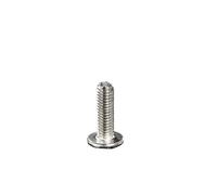 1/10/50/100pcs M3 M4 M5 M6 304 Stainless Steel Flat Round Head Inverted Hexagon Socket Screw Furniture Large Bevel Bolts Length=4mm-120mm(50mm,M5(10pcs))
