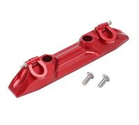 1/10 Aluminum Front Bumper for 1/10 for TRAXXAS for E REVO 2.0 Aluminum Front Bumper with U Hook (Red)