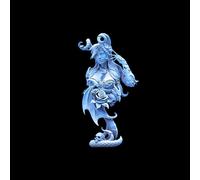1/10 Ancient Hell Female Warrior Resin Bust Model Kit Unpainted and Unassembled Miniature Resin Model Parts // Rv3L-4