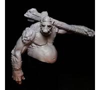 1/10 Ancient Samurai Warrior Resin Bust Model Kit Unpainted and Unassembled Soldier Resin Model Kit //C7H4d3Z