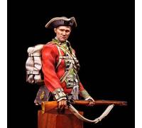 1/10 Bust Resin Model Kit British Infantryman American Civil War Unpainted