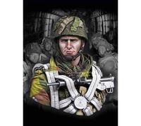 1/10 Bust Resin Model Kit British Soldier Paratrooper 1st Airborne WW2 Unpainted