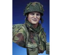 1/10 Bust Resin Model Kit British Soldier Paratrooper WW2 Unpainted