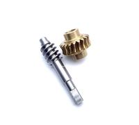1:10 Copper Turbine Gear 1M 20T 8mm Stainless Steel Worm Self-locking electronic starter Accessories MQXFCZUX(20T 8mm Hole)