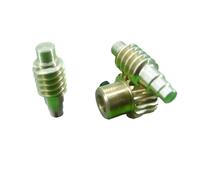 1:10 electronic starter Copper Worm Gear 0.5M 20T 4mm DIY Smart Home Remote Control Door Lock Parts MQXFCZUX(Shaft)