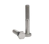 1-10 pieces M6-M27 Stainless Steel Hexagon Head Partially Threaded Machine Screws DIN 931, M24x120mm(1pc)