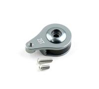 1/10 RC Car 15MM Single Hole 25T Adjustable Alloy Metal Servo Arm For FUTABA/SANWA/TACTIC/ACOMS/TAMIYA(Dark Grey)