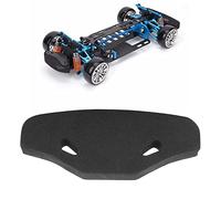 1/10 RC Front Bumper, Remote-Controlled Racing Car Sponge Foam Front Bumper Anti Collision Rack, for Tami.ya TT01 TT02 TGS 53683 OP683 51007 SP.1007 Model Toy Cars (Black)