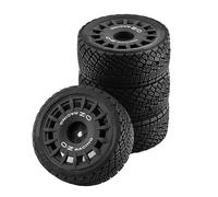 1/10 RC Racing Car Tires On Road Tyre Wheel for Tamiya TT01 TT02 XV01 TA06 PTG-2 HPI WR8 HSP /10 RC Car Upgrades Parts(Schwarz)