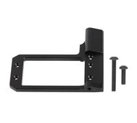 1/10 RC Servo Mount Low Center for Phoenix F10 VP, Aluminum Alloy 4 Link Adapter, Upgrade Parts for Precise Control and Enhanced Durability, Fit for 1/10 Scale Model Car with Easy (Black)