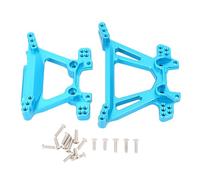 1/10 RC Shock Tower Set Aluminum Alloy Lightweight Shock Absorption Front Rear Shock Tower Set for BL 2S SLASH 4X4 Trucks (Sky Blue)